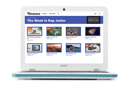 flocabulary chromebook app hub example